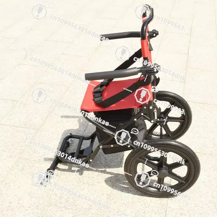Remorque arrière pour fauteuil roulant électrique