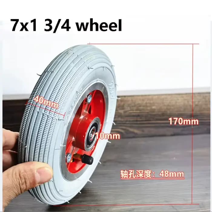Roues avant de scooter électrique pour fauteuil roulant