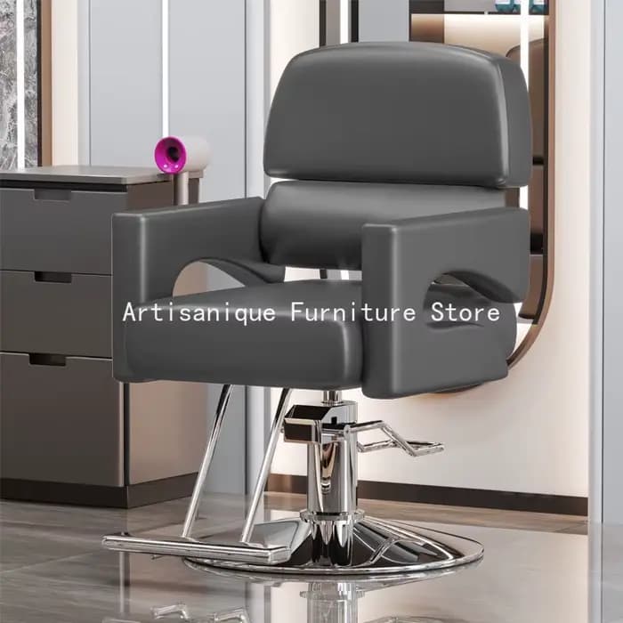 Chaise de barbier pour spa à domicile, dossier bas renforcé, chaise de salon antidérapante, résistante à l'usure, Sedia Parrucchieri, mobilier de salon de beauté
