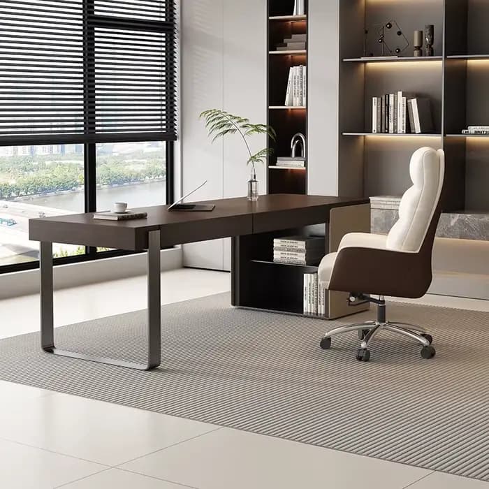 Bureau de luxe en bois rangement concepteur jeu écriture vanité organisateurs de bureau travail Schreibentisch meubles