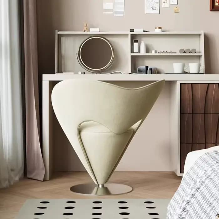 Fauteuil pivotant d'appoint pour salon