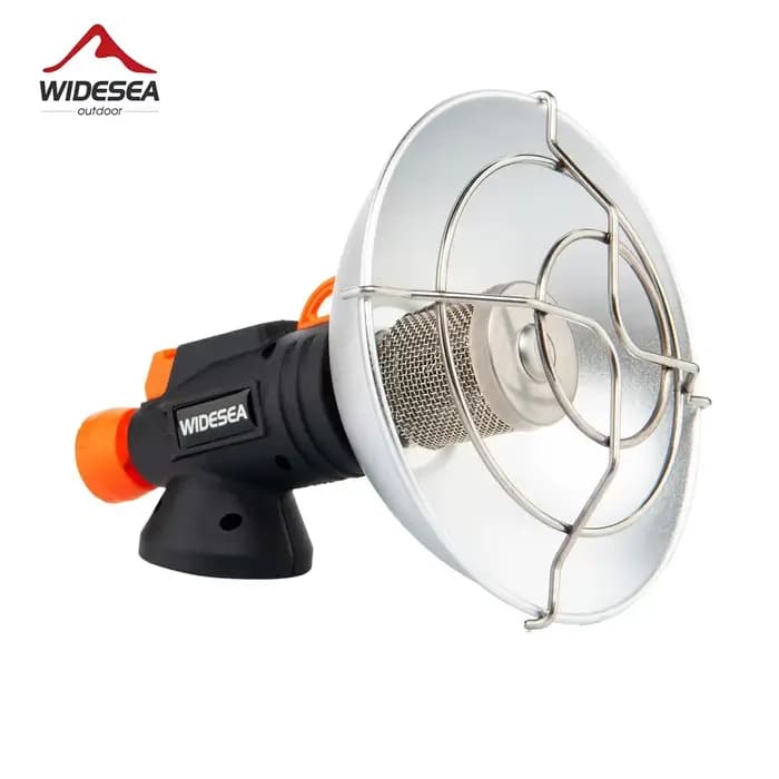 Widesea Camping chauffage Portable en acier inoxydable cheminée pour hiver poêle extérieur randonnée brûleur à gaz