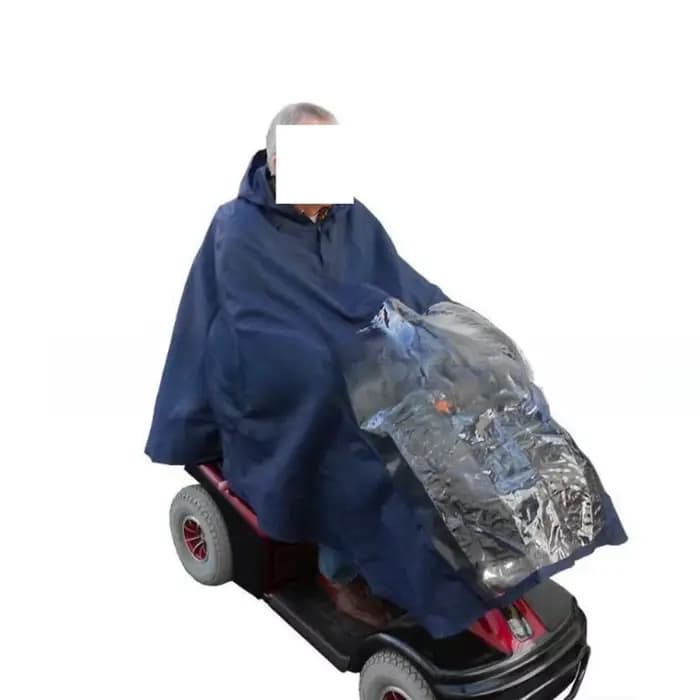 Universel personnes âgées mobilité Scooter imperméable Poncho fauteuil roulant à capuche vélo