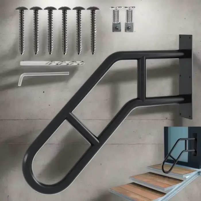 Rampe en fer durable, design en U