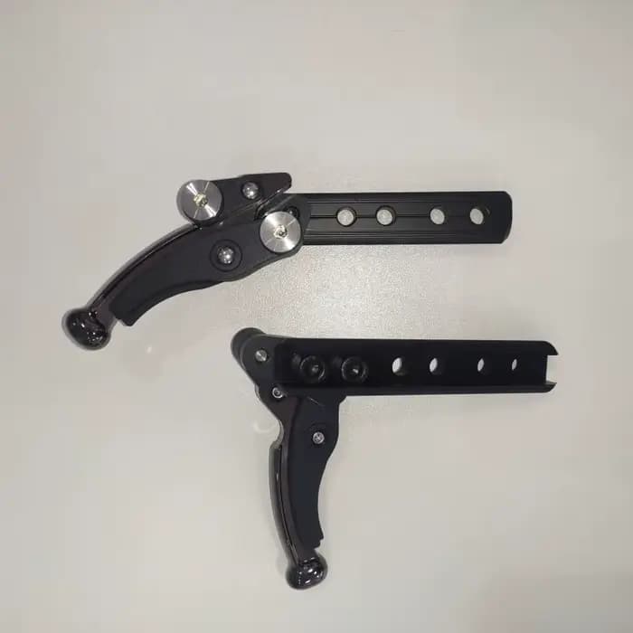 1 paire de pièces de rechange pour fauteuil roulant en alliage d'aluminium