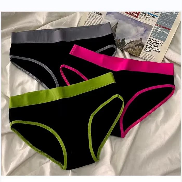 Lot de 5 culottes pour femmes, confortables et tendance, taille mi-haute, respirantes, couleur unie, sous-vêtements intimes