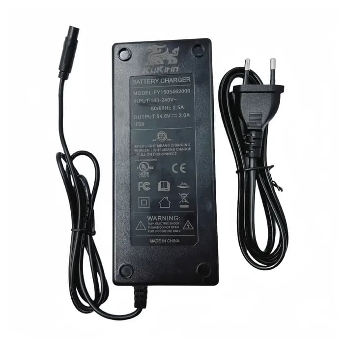 Chargeur au Lithium d'origine 54.6V 2.0a pour Scooter électrique Kukirin M4 Max Kugookirin M4max
