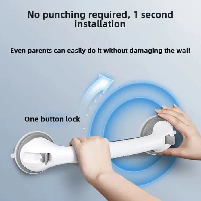 Barre d'appui de sécurité robuste pour douche et salle de bain