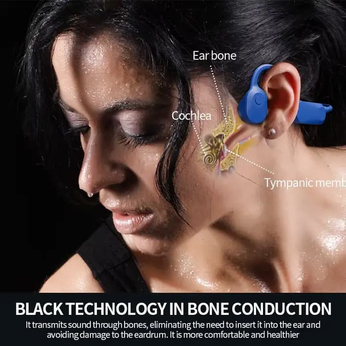 2025 Nouvel aide auditive à conduction osseuse rechargeable 32 canaux numérique sans fil Bluetooth casque intelligent