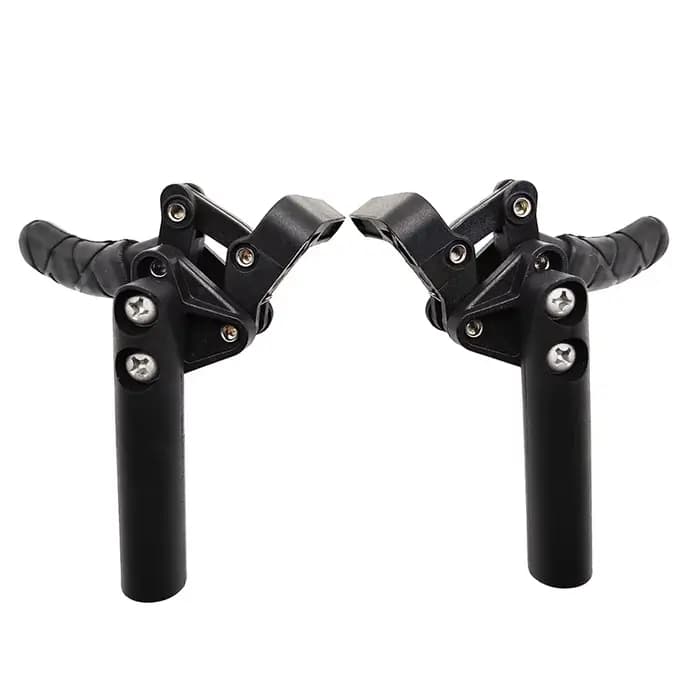 Une paire de freins pour fauteuil roulant