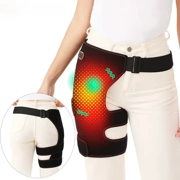 HIP Wrap chauffant électrique – Masseur HIP – Réglage à 3 niveaux – Relaxation musculaire des hanches