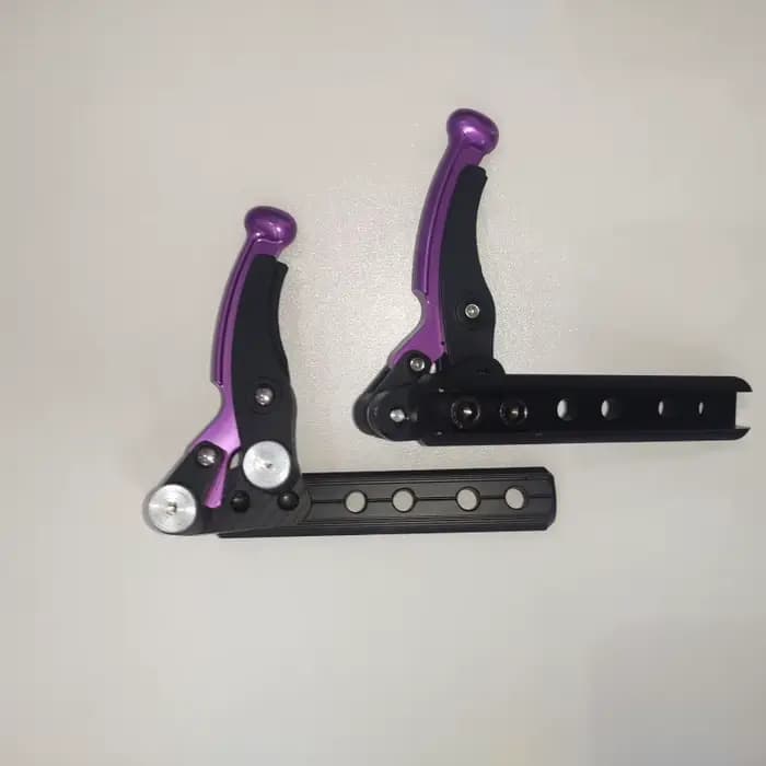 1 paire de pièces de rechange pour fauteuil roulant en alliage d'aluminium