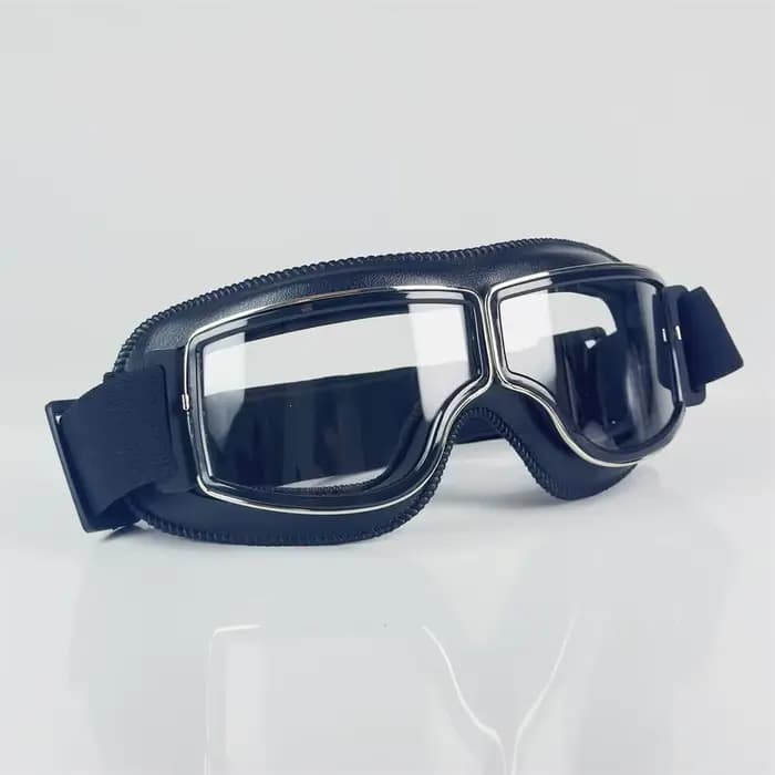 Lunettes de moto rétro, lunettes de scooter tout-terrain, lunettes de conduite vintage résistantes a