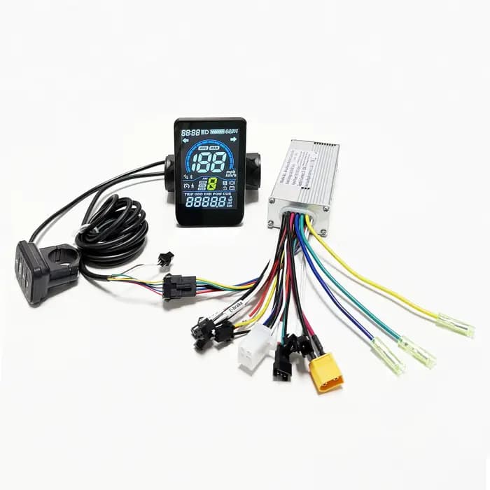 Contrôleur de moteur sans balais pour scooter électrique 24V 36V 48V 350W 500W 25A-30A, 9 MOSFET ave