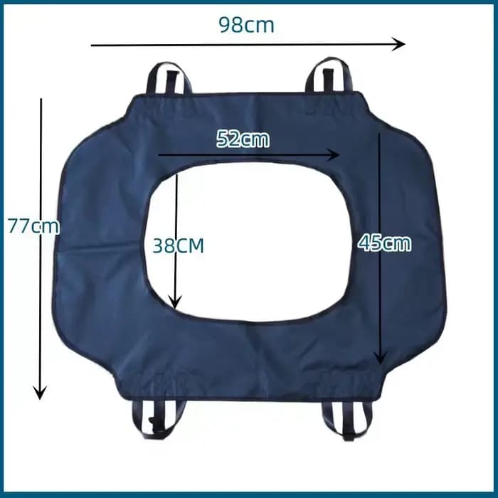 Coussin d'aide au retournement de l'élévateur alitée, ceinture de fixation du corps couchée sur le c