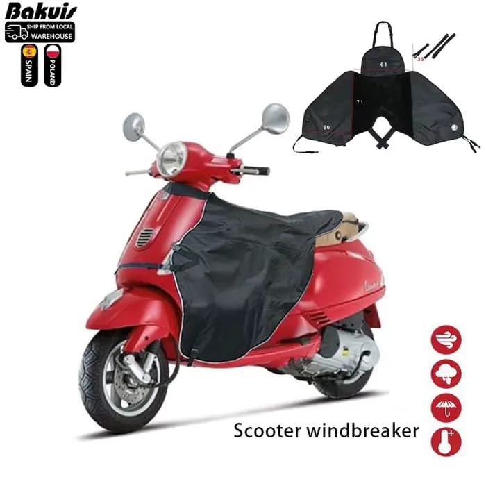 Scooters jambe couverture genou couverture plus chaude imperméable coupe-vent moto automne hiver cou