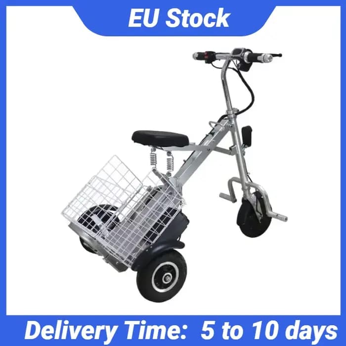 Tricycle électrique pliant 36v 250w, Mini Scooter électrique léger pour adulte, Scooter de mobilité