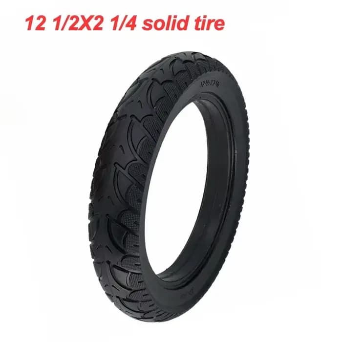 Pneu de véhicule électrique 12 1/2x2 1/4 Solide 57-203 Pneumatique 12,5 pouces