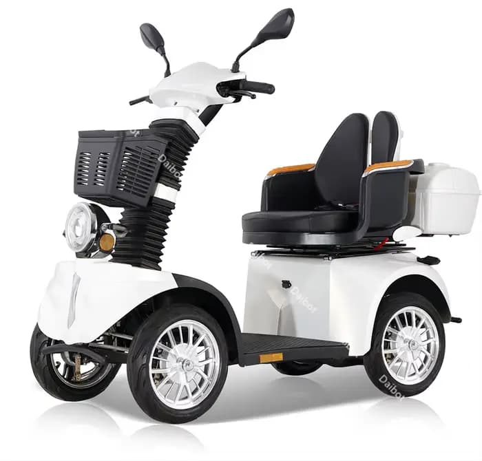 Scooter de mobilité pliant Stock ue pour personnes âgées handicapées 4 roues avec Certification CEE