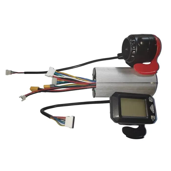 B72A Scooter électrique vélo pour 36V 350W contrôleur LCD affichage Kit de frein alliage vélo électr