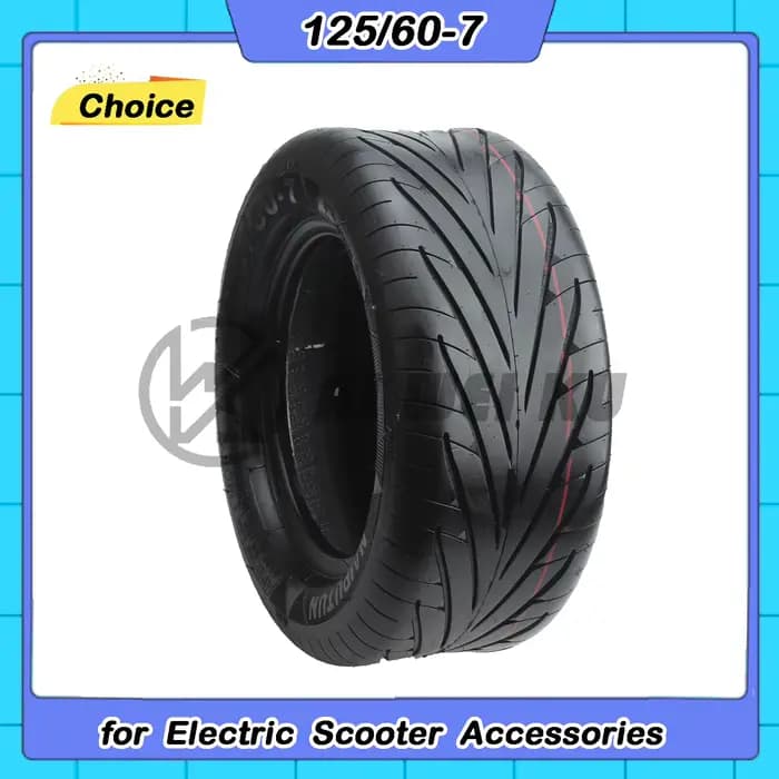Pneu de 13 pouces 13x5.00-7, pneu sans chambre à air pour scooter électrique 125/60-7, pièces de pne