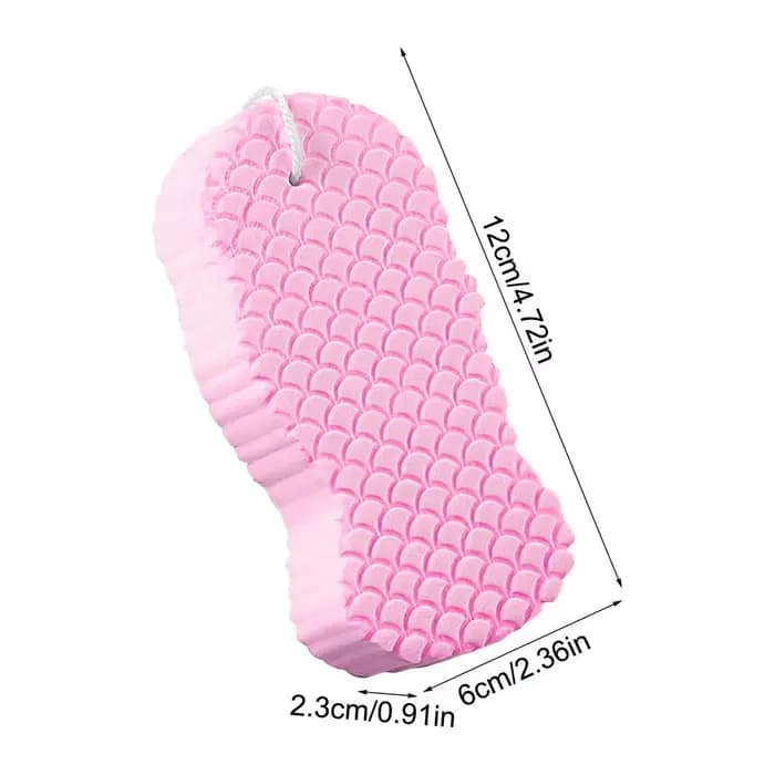Éponge de bain exfoliante, gant de toilette pour le corps, épurateur de peau, relaxation, soins de l