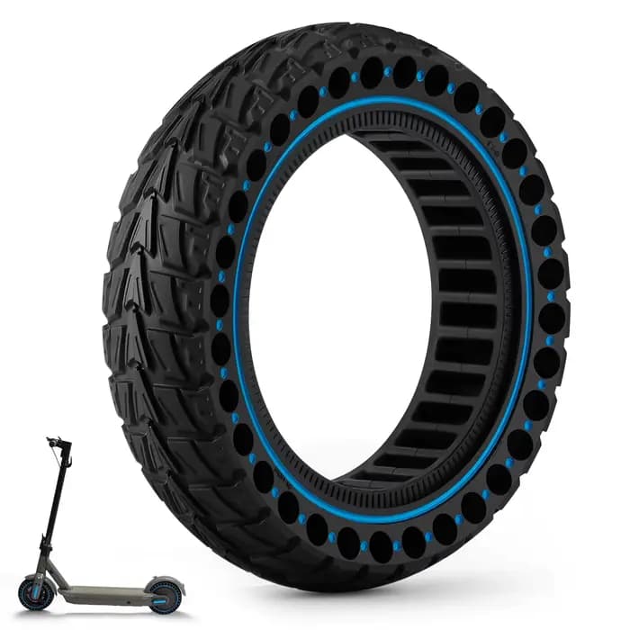 Pneu solide tout-terrain 10x2.5 (60/70-6.5) pour Scooter électrique Ninebot G30 G30L G30D, pneu anti