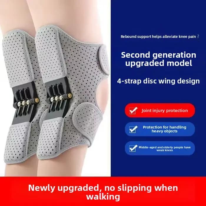 Attelle d'Exosquelette pour Genou - Soutien de la Jambe pour la Marche et les Sports, Protection du