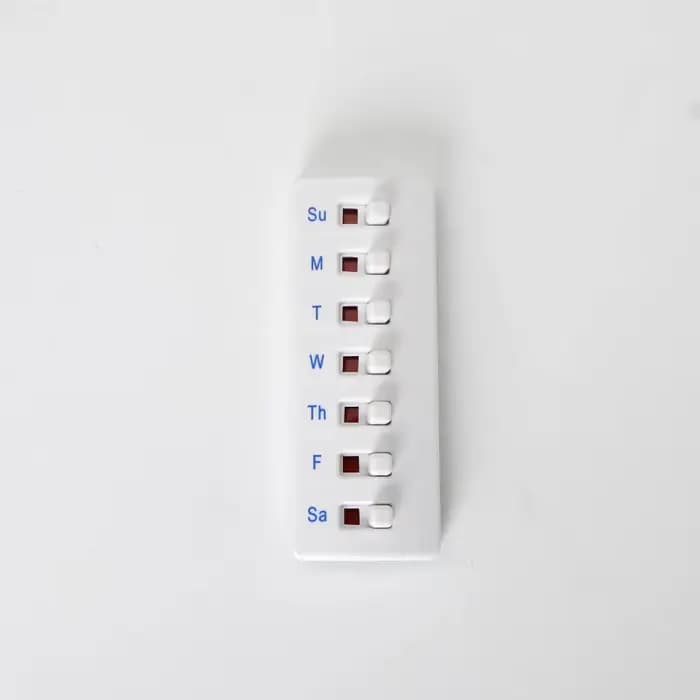 Organisateur de médicaments portable et réutilisable pour divers flacons – Aide à la mémoire pour la
