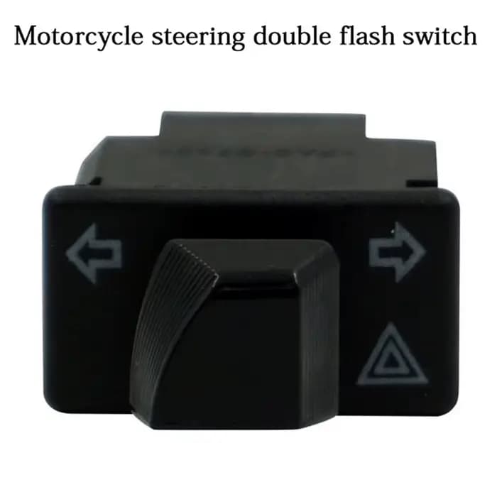 Clignotant de Moto pratique, interrupteur Double Flash de direction avec bouton d'urgence, interrupt
