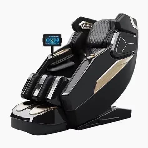 Fauteuil de massage de luxe haut de gamme Jingtop avec des méthodes de pétrissage et de pression d'a