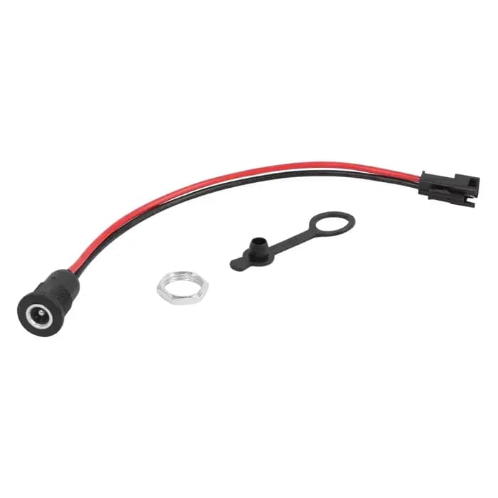 Prise Jack d'alimentation CC pour scooter électrique, montage sur panneau femelle, connecteur SM mâl