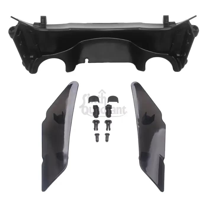Déflecteur d'air de carénage de fourche avant de moto, séparateur de vent pour Harley Touring Street