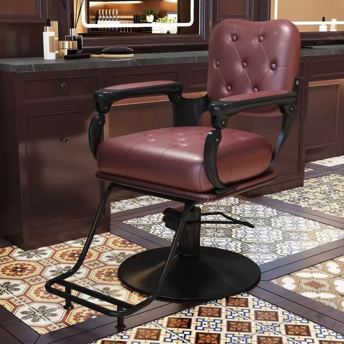 Chaises de barbier esthétiques élégantes Design Simple Glamour chaises de Salon exquises meubles de