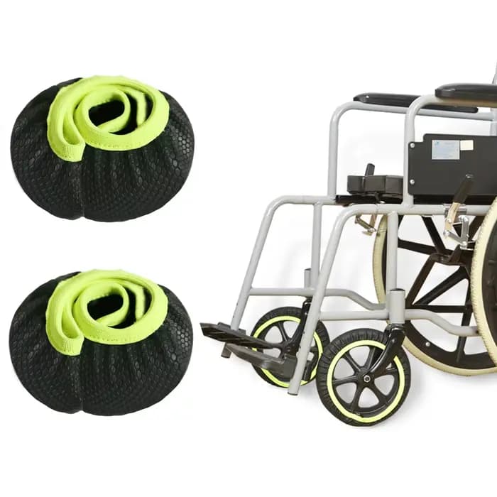 Ehucon Protège-Roues Renforcés pour Fauteuils Roulants en PVC - Couvertures Durables pour Personnes