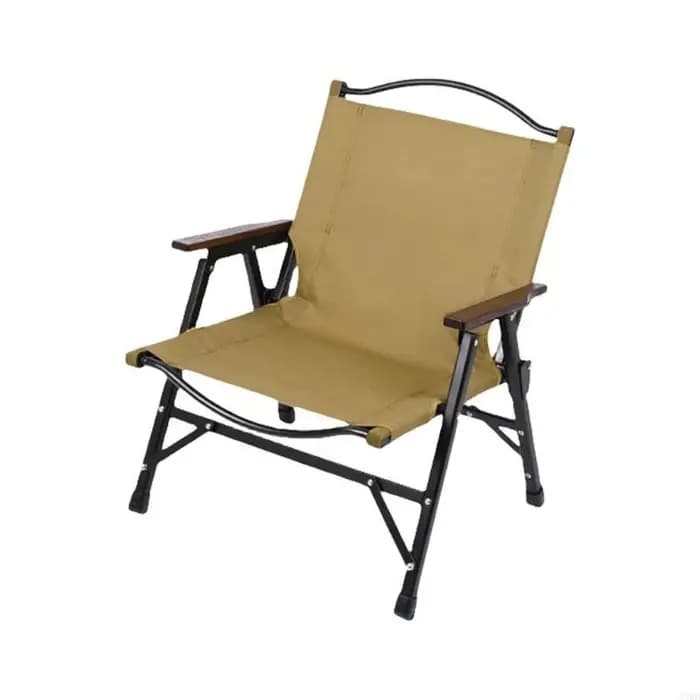 Chaise bras en bois pour pique-nique extérieur pêche à pêche lourde confortable chaise détachable ch