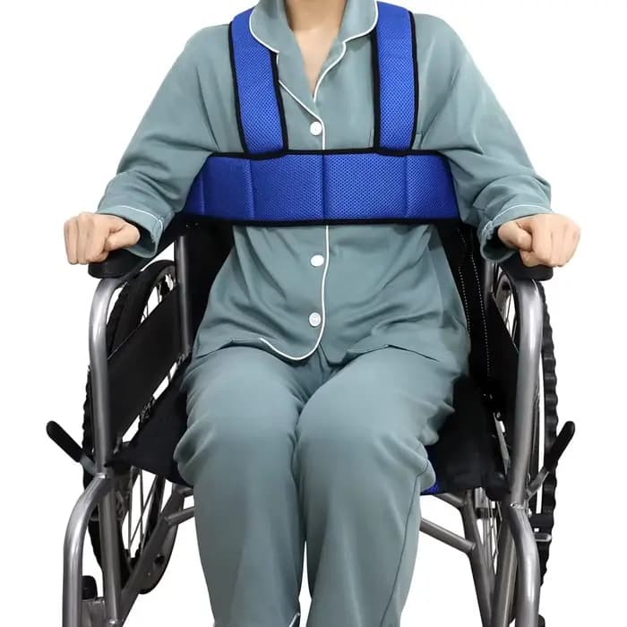 Ceinture de sécurité pour fauteuil roulant, gilet de soutien du torse, harnais complet pour empêcher