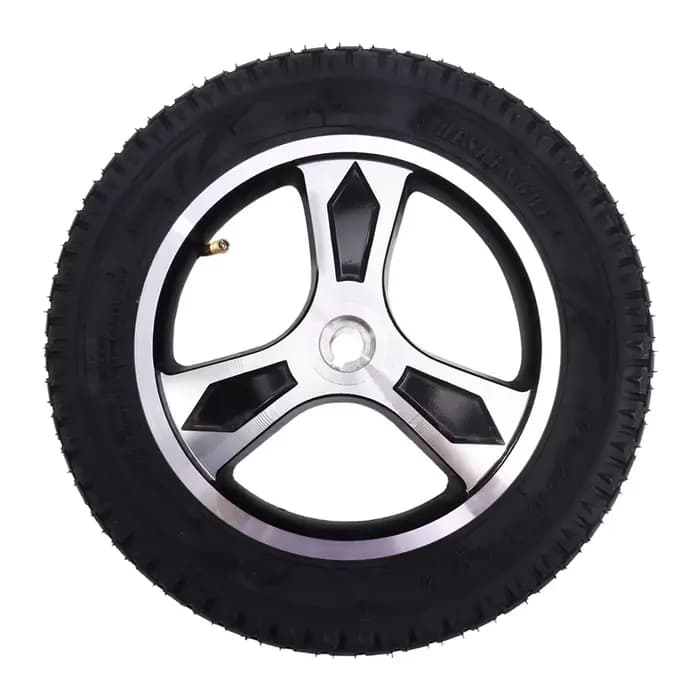 Boîte à roulettes électrique de précision pour personnes âgées, roue de 12 pouces, pneu pneumatique