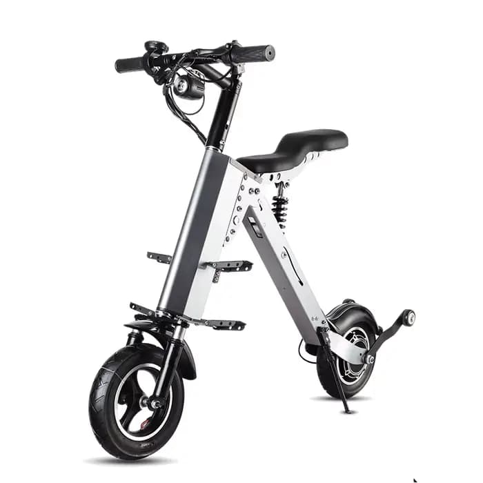 Nouveau Scooter électrique adulte pliant à 3 roues avec siège 36V 350W Tricycle électrique léger Por