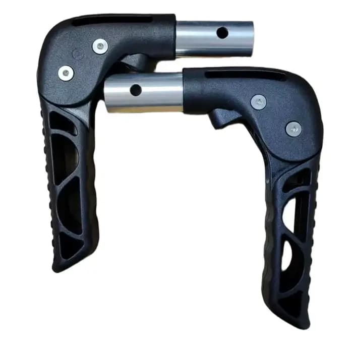 Fauteuil roulant de sport universel, poignée de poussée pliable de 21MM de diamètre, 1 paire d'acces