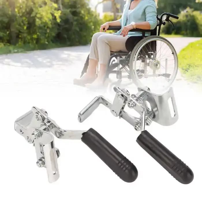 Freins à main pour fauteuil roulant électrique, 2 pièces, frein à main mécanique haute sensibilité e