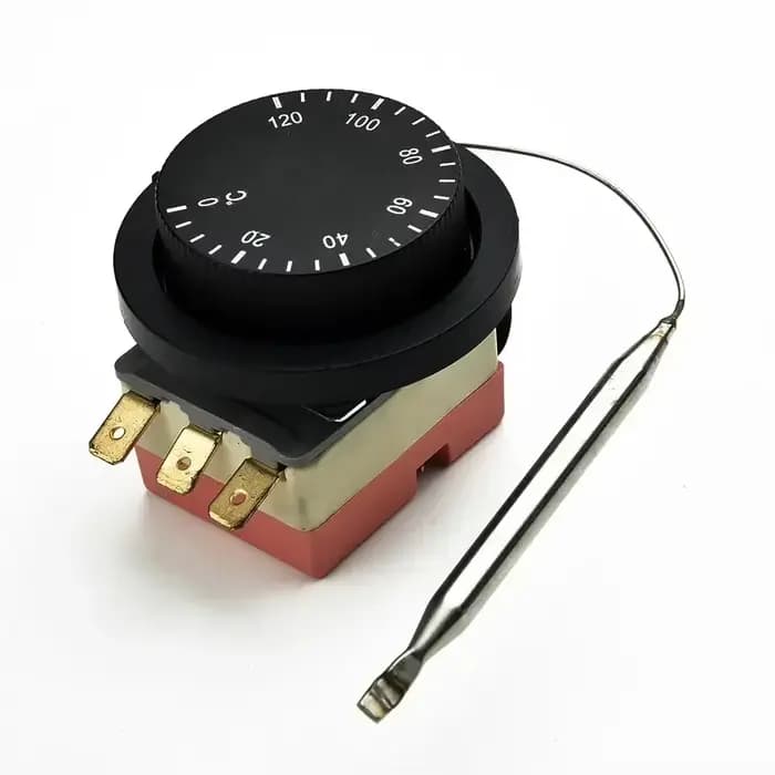 Commutateur de thermostat de ventilateur électrique réglable Carhome 0 ℃ ~120 ℃ Ventilateur de ref