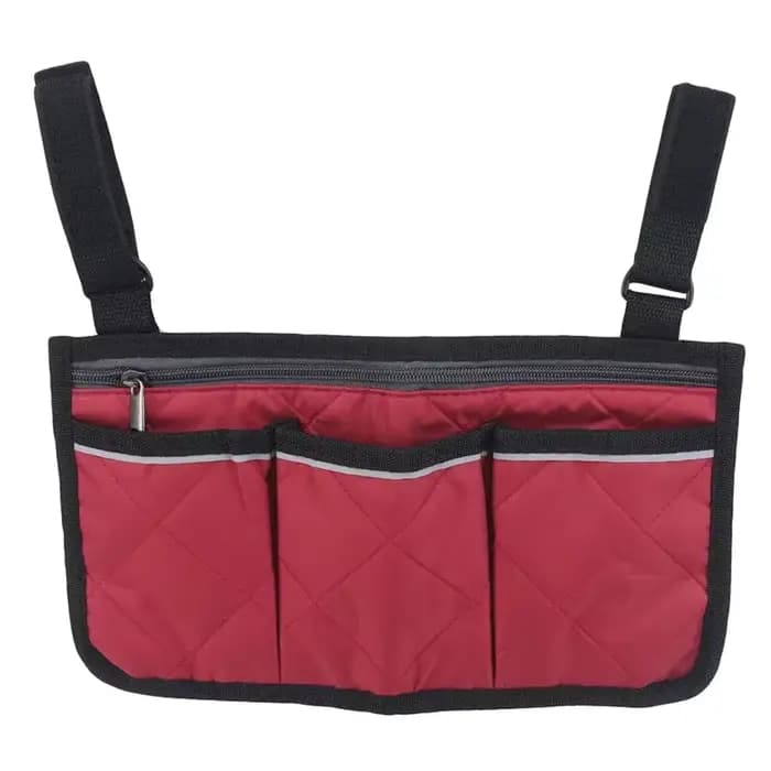Nouveau sac de rangement latéral pour accoudoir de fauteuil roulant, poche Portable adaptée à la plu