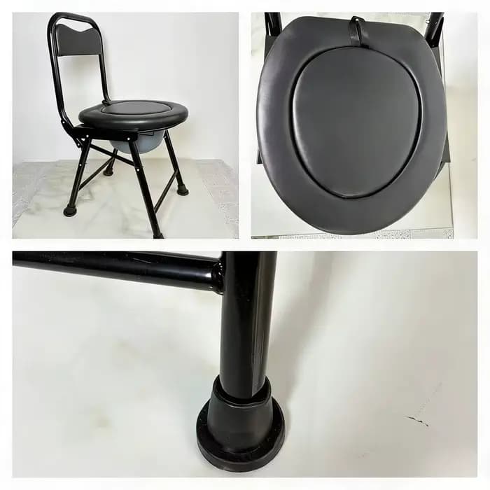 Chaise de toilette mobile pour personnes âgées et femmes enceintes