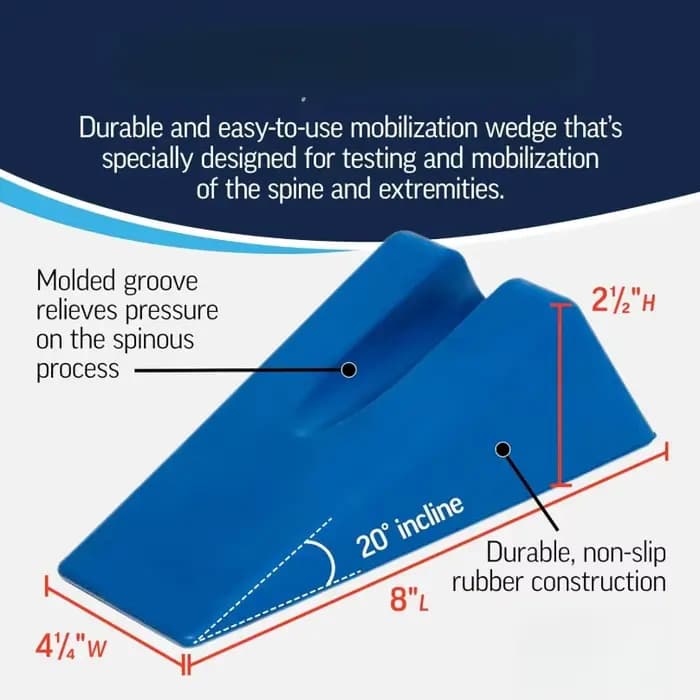Cales de physiothérapie de mobilisation durables – Cale d'alignement de la colonne vertébrale