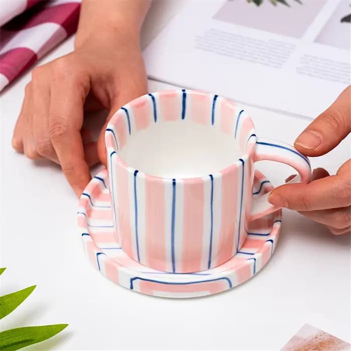Tasse à café et thé de l'après-midi de 280ml/9.5oz