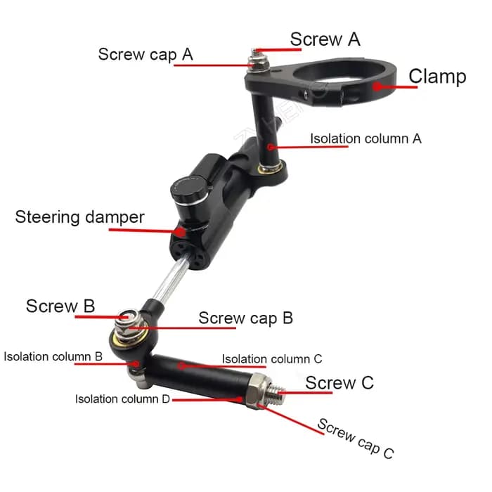 Amortisseur de direction pour Scooter Ausom Gallop/ kukirin G3 pro 2024