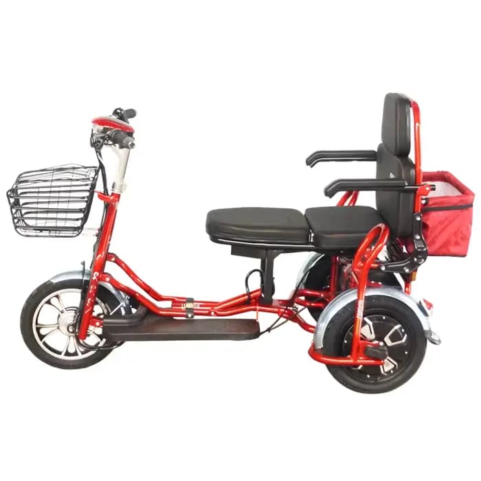 Tricycle électrique pliant pour personnes âgées