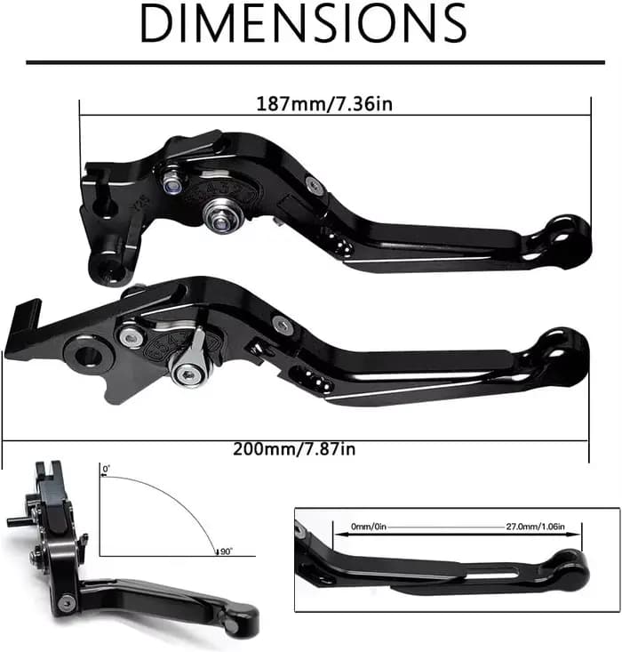 SX 125 accessoires de moto pour APRILIA SX125 2021 2022 2023 2024 2025 leviers d'embrayage de frein réglables pliants leviers de poignée