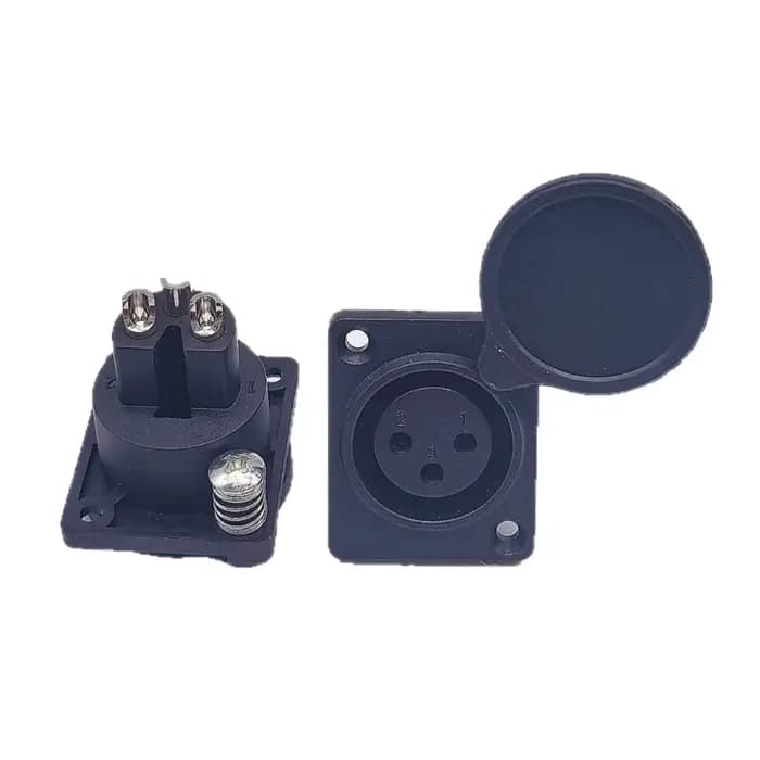 Connecteur de charge 3 broches pour trottinette électrique et fauteuil roulant